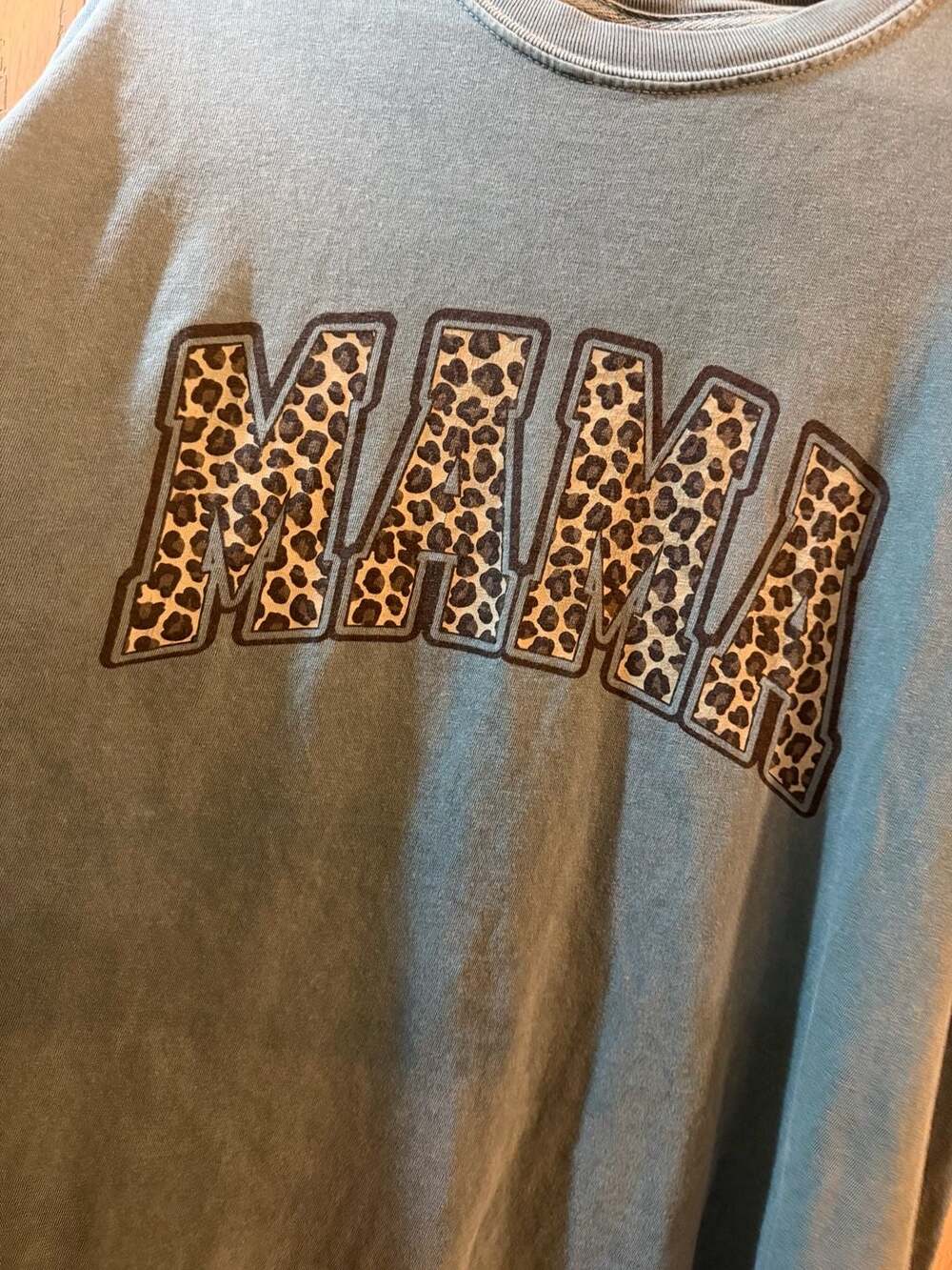 Comfort Colors Leopard Mama Shirt